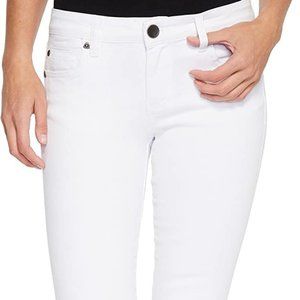 🤍 Kut From the Kloth Mia Toothpick Skinny Jeans Optic White